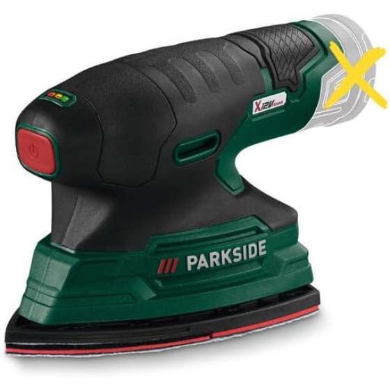 Parkside 12V Cordless Detail Sander (Without Battery & Charger)