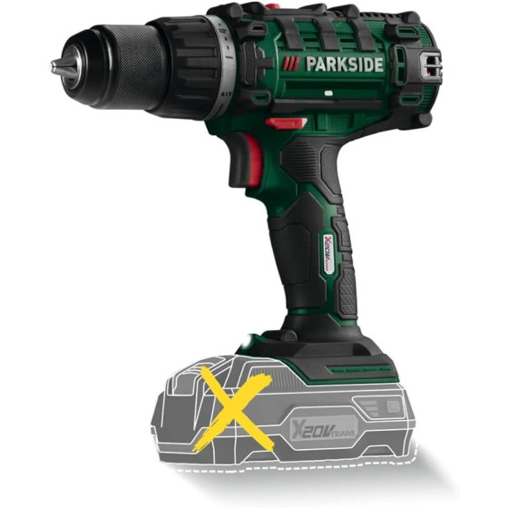 Parkside Cordless Drill 20V (PABS 20-Li E6) - (without battery & charger)
